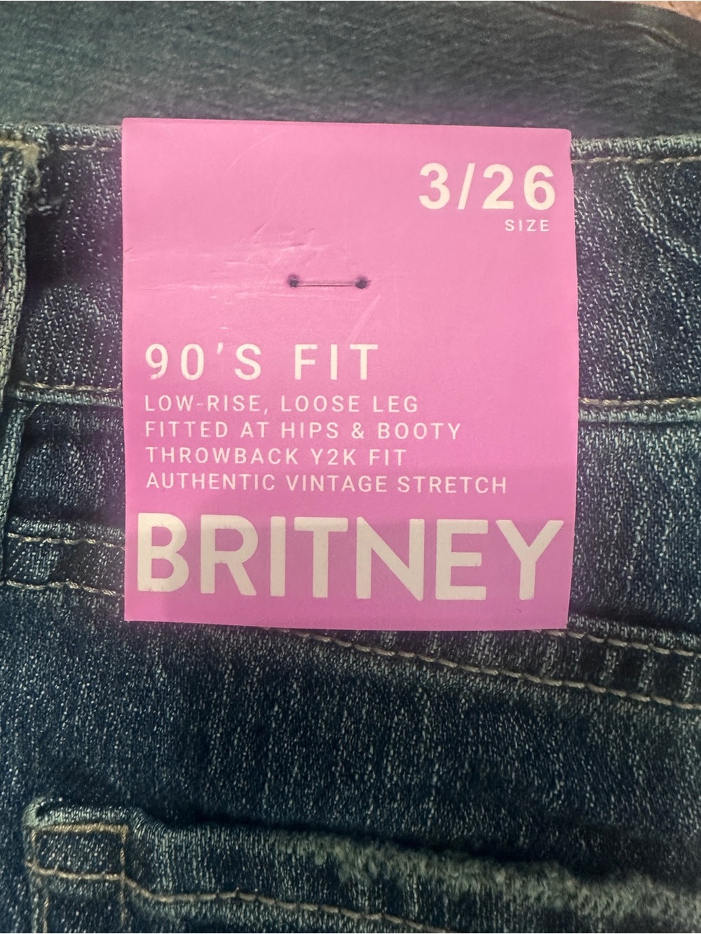 YMI Britney Boyfriend Jeans in Dark Blue Wash - Picture 5 of 8